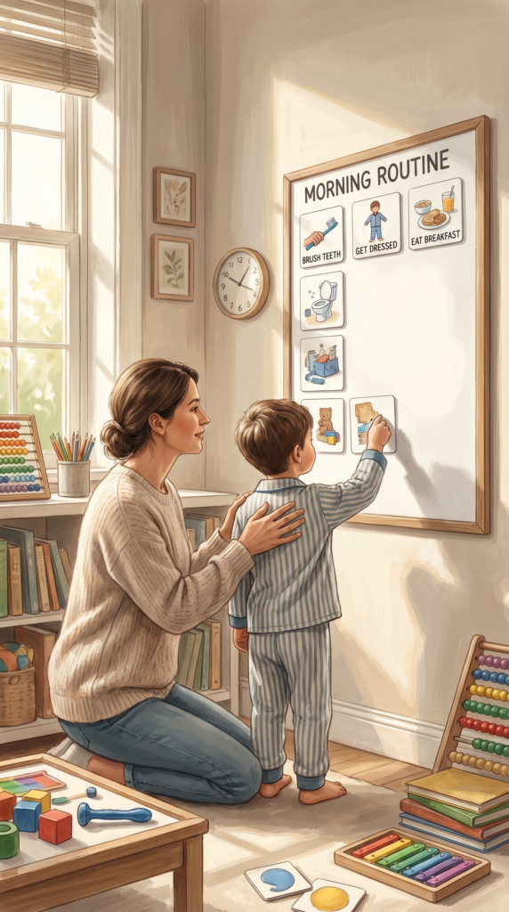 Daily Routine for ASD Child: Simple Structure for Better Growth & Comfort