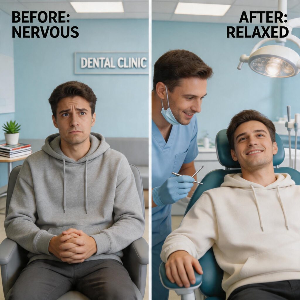 POV: A Nervous Patient Visiting the Dentist for the First Time and Leaving Relaxed