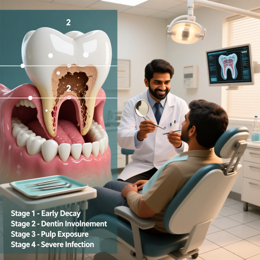 Dentist in Gohana – What Really Happens When You Ignore a Small Cavity for Months