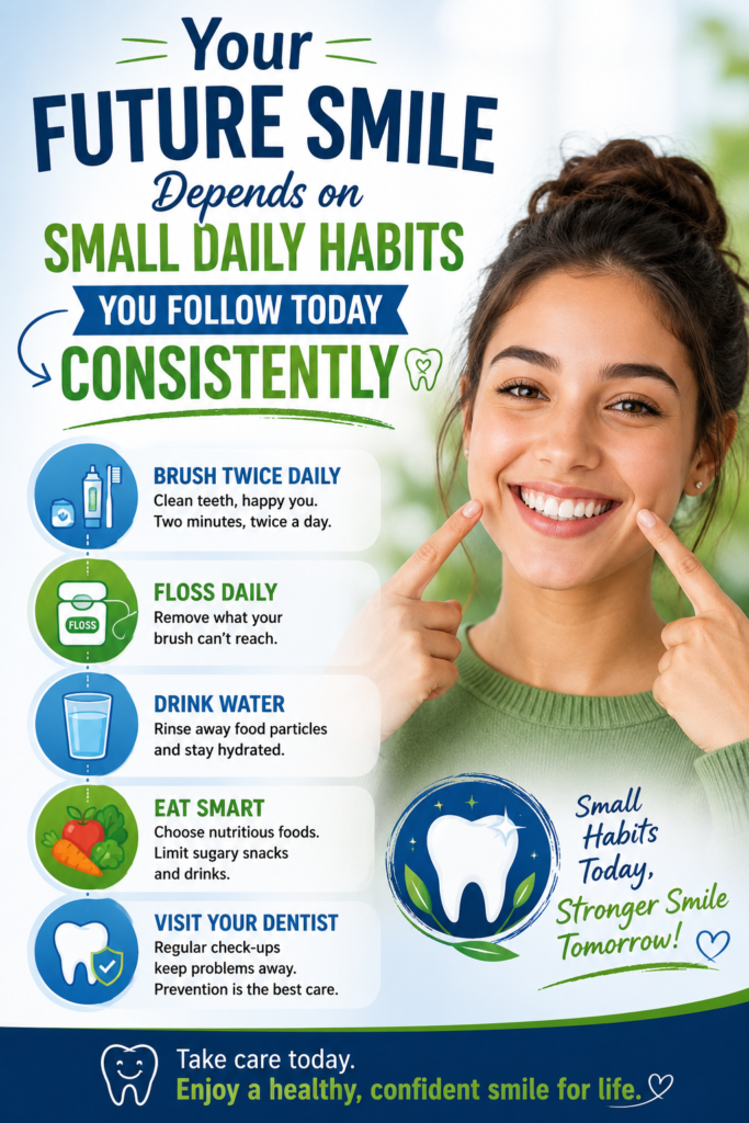 Your Future Smile Depends on Small Daily Habits You Follow Today Consistently
