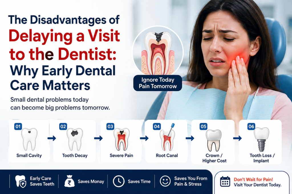 The Disadvantages of Delaying a Visit to the Dentist: Why Early Dental Care Matters