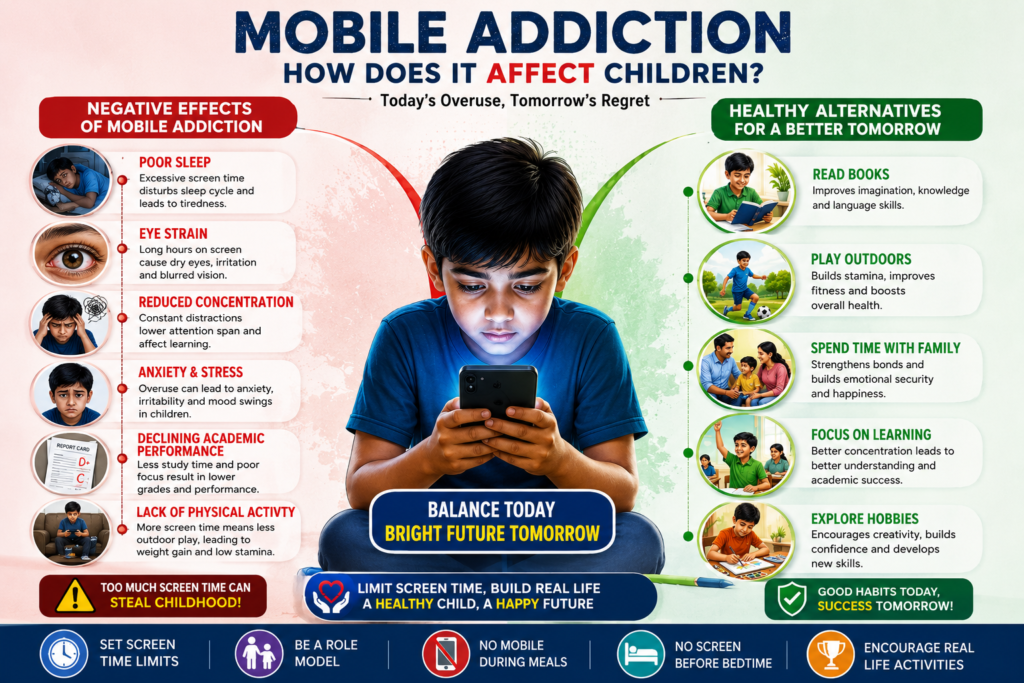 How Does Mobile Addiction Affect Children? A Complete Guide for Parents