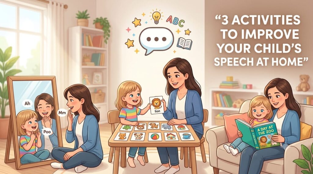 3 Activities to Improve Your Child’s Speech at Home
