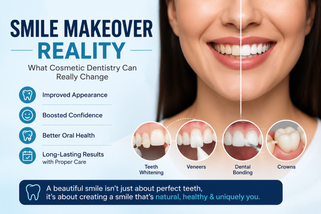 Smile Makeover Reality: What Can Cosmetic Dentistry Really Change?