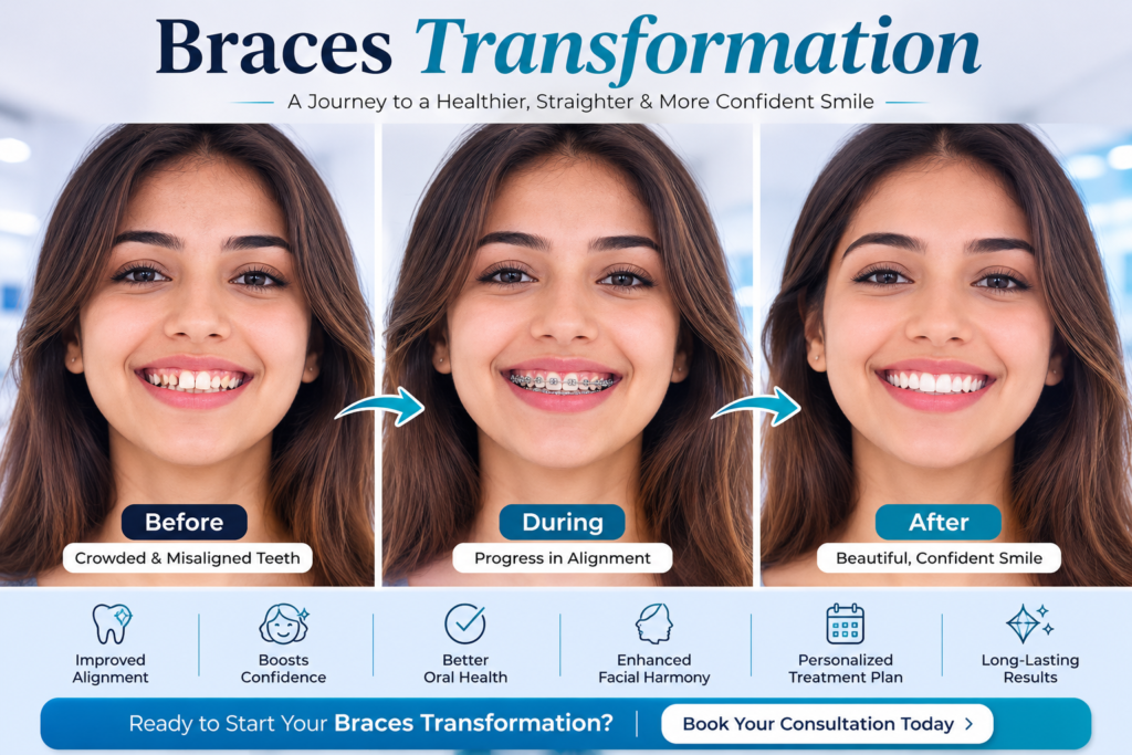 Braces Transformation: What to Expect Before, During, and After Treatment