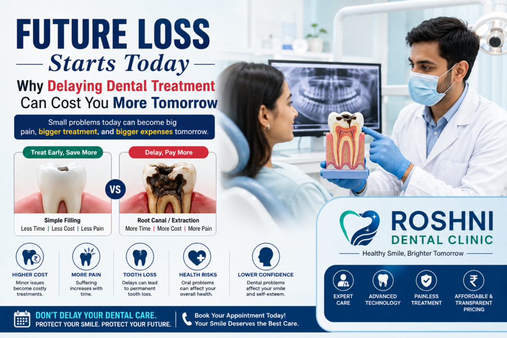 Future Loss Starts Today: Why Delaying Dental Treatment Can Cost You More Tomorrow