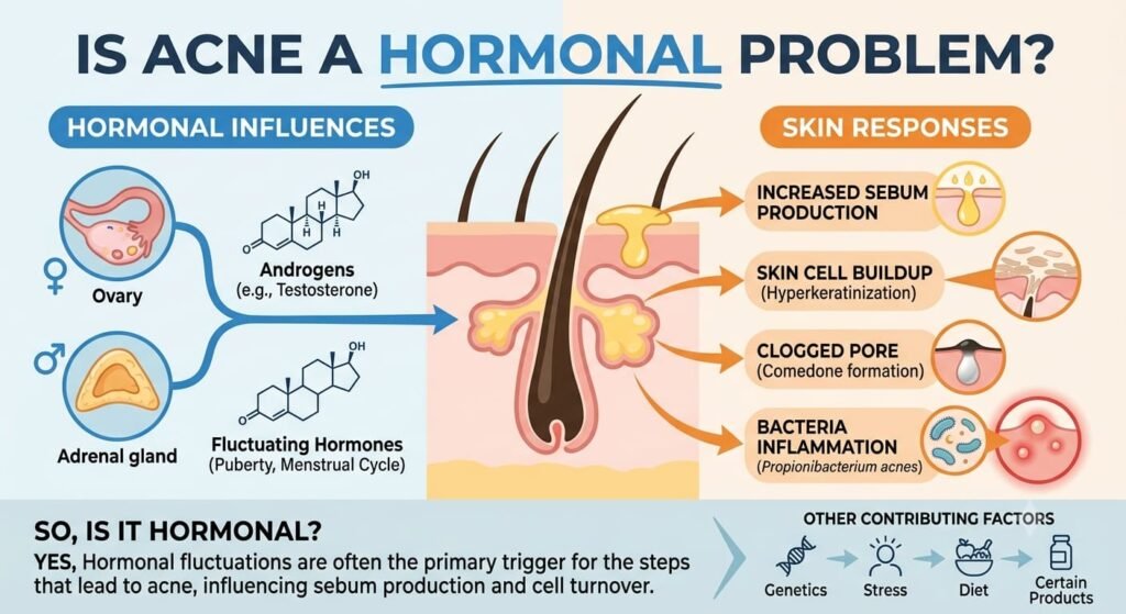 Is Acne a Hormonal Problem? Understanding the Real Causes of Acne