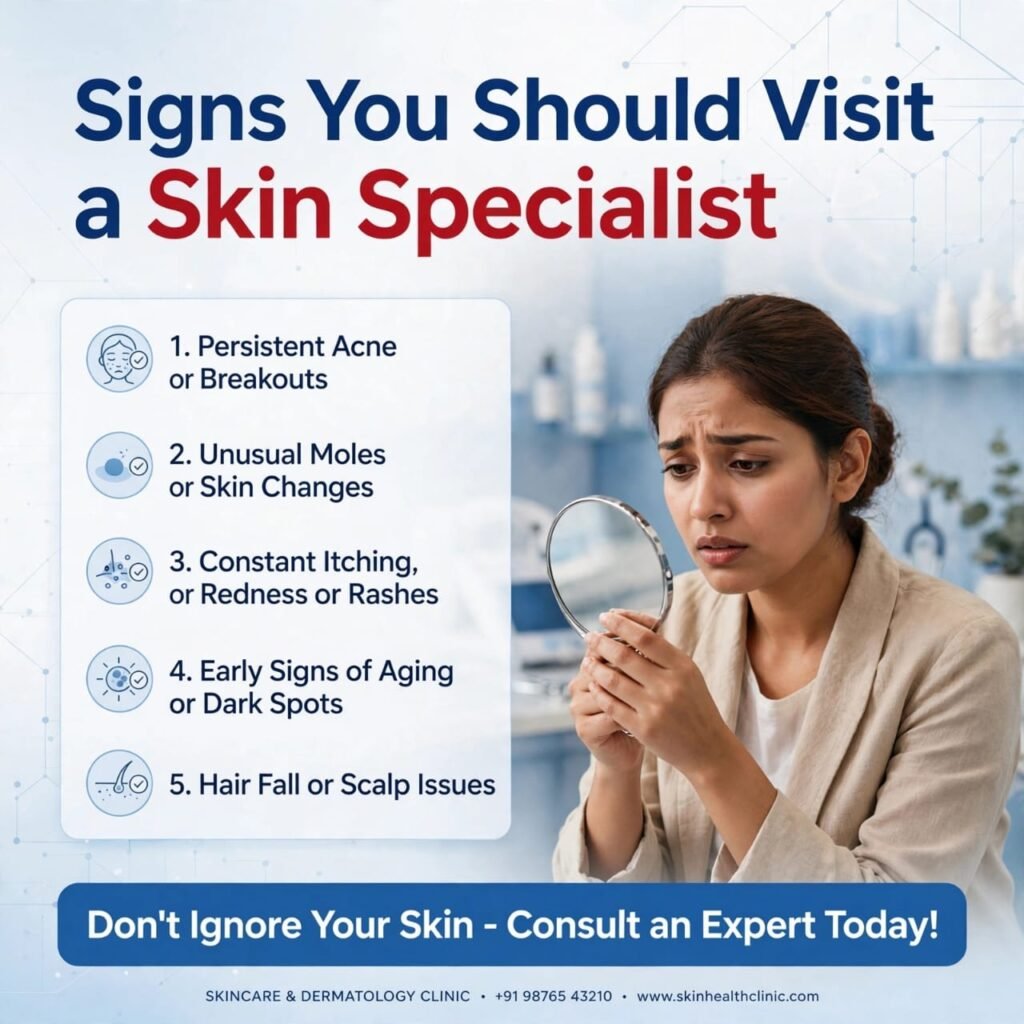 Signs You Should Visit a Skin Specialist