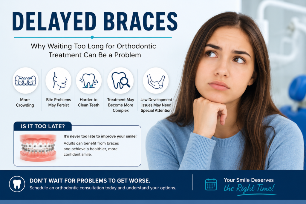 Delayed Braces: Why Waiting Too Long for Orthodontic Treatment Can Be a Problem