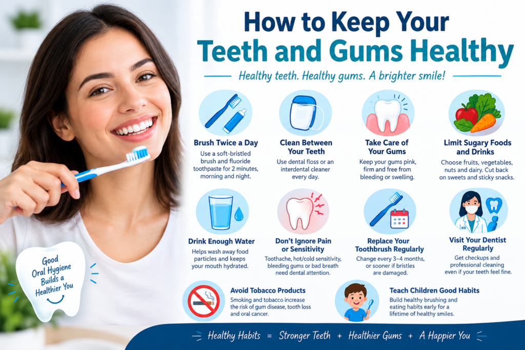 How to Keep Your Teeth and Gums Healthy